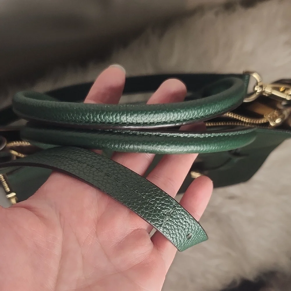 Michael Kors Dark Green Tote Bag - Picture 12 of 13